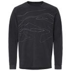 Vaude - Moab L/S Pro Shirt - Radtrikot Gr S schwarz/grau