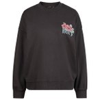 Roxy - Women's Lineup Terry - Pullover Gr S grau/schwarz