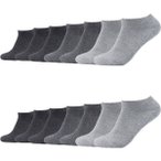 CAMANO Sneakersocken, Größe 35/38 in Grau