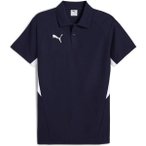 PUMA Herren Polo teamEVOSTRIPE Polo, Größe L in Schwarz