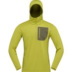 Norröna Falketind Warm¹ Hood Herren Fleecejacke ( Lime S)