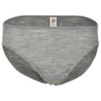 Engel - Damen Bikini Slip - Merinounterwäsche Gr 34/36 grau