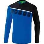 ERIMA Herren 5-C Longsleeve, Größe S in Blau