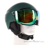 Atomic Savor Visor Stereo Skihelm mit Visier-Grün-S
