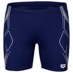 Arena - Graphic Swim Mid Jammer - Badehose Gr 4 blau