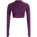 SMILODOX Crop Jacke Harly, Größe XS in Lila