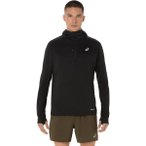 ASICS Herren T-Shirt ROAD WINTER LS HOODIE, Größe L in Schwarz