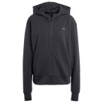 adidas - Women's D4T Workout Full Zip Hooded Sweatshirt - Hoodie Gr XS grau