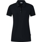 JAKO Damen Polo Organic Stretch, Größe 36 in Schwarz