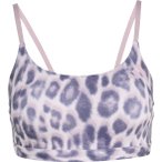 adidas Optime Leopard Light Support Damen Sport-BH ( Grau L)