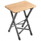 Brunner - Twisty Bamboo - Campingstuhl Gr Sqaure grau/beige