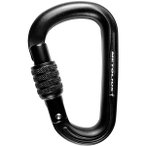 Metolius Element II Screw Lock Karabiner (Größe One Size, schwarz)