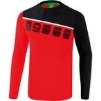 ERIMA Longsleeve 5-C, Größe M in Rot