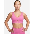 NIKE Damen Top W NK DF INDY PLUNGE CUTOUT BRA, Größe XS in Pink