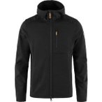 FJÄLLRÄVEN Fjällräven Herren Fleecejacke Hoodie Keb, Größe S in Schwarz