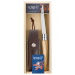 Opinel - No 10 Effilé with Wood Gift Box - Messer beige