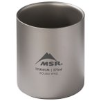 MSR - Titan Cup Double Wall Mug - Becher Gr 375 ml grau