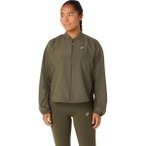 ASICS Damen Jacke NAGINO RUN ADJUSTABLE JACKET, Größe L in Braun