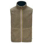 K-Way - Yannick Sherpa Polar Double - Fleeceweste Gr S oliv