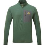 Mountain Equipment Herren Lumiko Zip Longsleeve (Größe XXL, gruen)