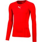 PUMA Herren Shirt LIGA Baselayer Tee LS, Größe L in Rot
