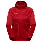 Mammut - Women's Crag ML Hooded Jacket - Fleecejacke Gr M rot