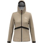 Salewa Puez PTX Hyb  Damen  Regenjacke beige Größe S Trekking  Klein verpackba