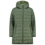 CMP - Girl's Down Coat Fix Hood Taffeta - Mantel Gr 104 oliv