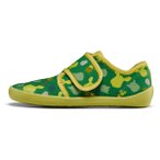Affenzahn - Kid's Hausschuh Baumwolle Movy - Hüttenschuhe 21 oliv