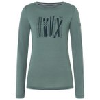 super.natural - Women's Fourski L/S - Longsleeve Gr L türkis