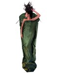 Cocoon - Schlafsack Inlett - Soie Mummy Dark Olive Green  - Khaki