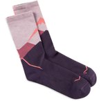 Buff LW Merino Wool Crew   Wandersocken lila Größe 39  Trekking  Widerstandsf�