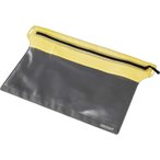 COCOON Zippered Flat Document Bag S - Dokumententasche grey-yellow
