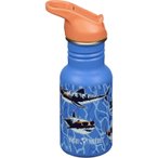 klean kanteen Kid Classic 355 ml Flip Seal Sport Cap - Trinkflasche sharks in sh