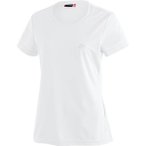 MAIER SPORTS Damen Shirt Waltraud Da-Shirt 1/2 Arm, Größe 42 in Weiß