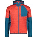 CMP Herren Jacke MAN HYBRID JACKET FIX HOOD, Größe 50 in Rot