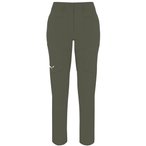 Salewa Puez DST Cargo Hose Damen  Softshellhose oliv Größe L Camping  Widersta
