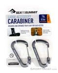 Sea to Summit Accesory 2er Materialkarabiner-Set-Grau-L