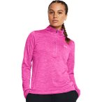 UNDER ARMOUR Damen Shirt TECH 1/2 ZIP- TWIST, Größe XS in Pink