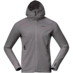 Bergans Rabot Merino Tech   Herren  Wanderjacke grau Größe M Trekking  Elastis