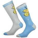 E9 Odd Plasters Socken, grau/blau, Größe 42-46