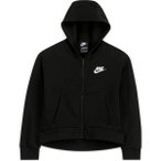 NIKE Kinder Unterjacke G NSW CLUB FLC FZ HOODIE LBR, Größe S in Schwarz