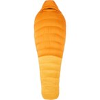 Marmot Lithium - Daunenschlafsack links orange pepper-golden sun long