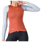 Castelli - Women's Corretto Long Sleeve Jersey - Radtrikot Gr S rot
