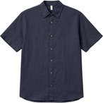 Mazine leeve Linen  Herren  Hemden blau Größe L Lifestyle  Hautfreundlich