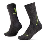 Buff - Dryflx Crew Sock - Laufsocken 39-41 grau/schwarz