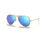 Ray Ban Aviator Large Metal Sonnenbrille  Sonnenbrillen blau Größe One Size Li