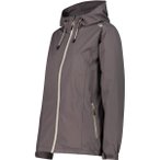 CMP Damen Regenjacke WOMAN JACKET FIX HOOD, Größe 46 in Grau