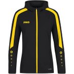 JAKO Damen Kapuzensweat Kapuzenjacke Power, Größe 34 in Schwarz
