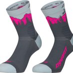 Dynafit Traverse Mid   Wandersocken pink Größe 43  Camping  Elastisch